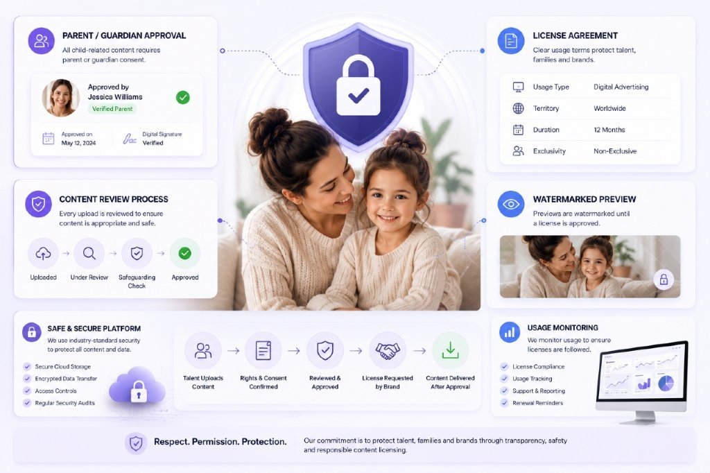 Content rights, safety and licensing approval process